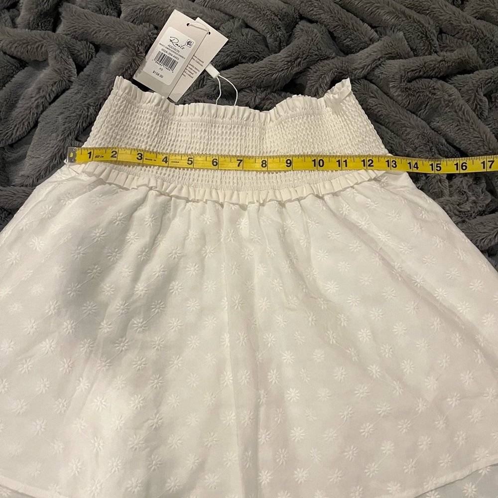 NWT Rails Addison white embroidered daises skirt size xs - Picture 13 of 14